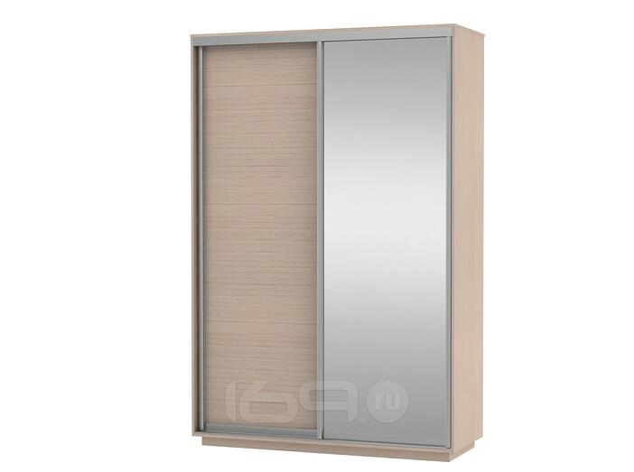 Шкаф-купе D2-02 Дуб молочный высотой 2400 мм