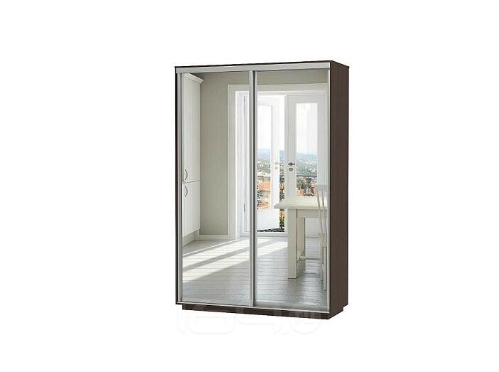 Шкаф-купе D2-03 Черное дерево глубиной 450 мм