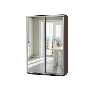 Шкаф-купе D2-03 Черное дерево глубиной 450 мм