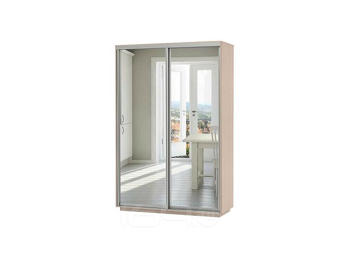 Шкаф-купе D2-03 Дуб молочный глубиной 450 мм