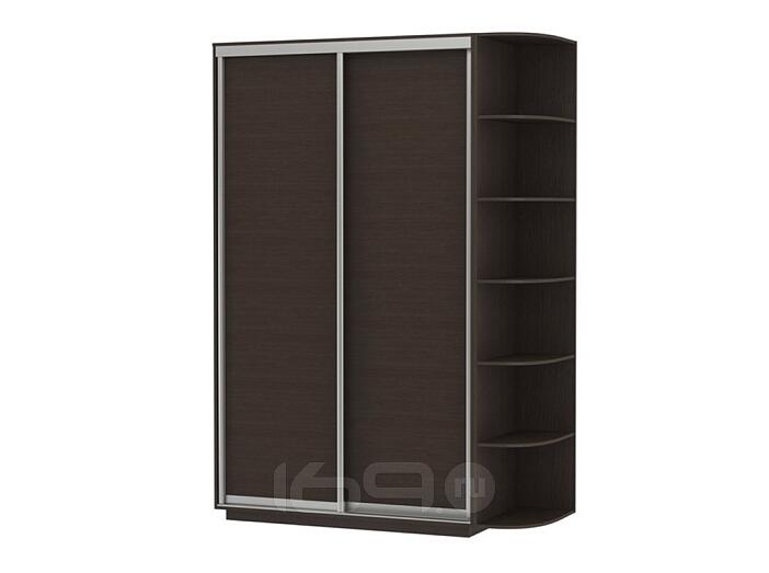Шкаф-купе D2-04 Черное дерево глубина 600 мм