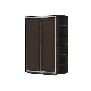 Шкаф-купе D2-04 Черное дерево глубина 600 мм