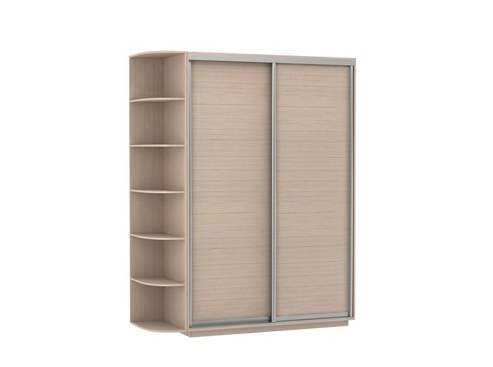 Шкаф-купе D2-04 Дуб молочный глубиной 450 мм