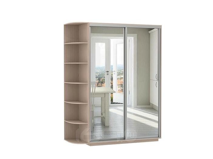 Шкаф-купе D2-06 Дуб молочный глубиной 450 мм