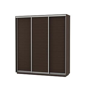 Шкаф-купе D3-01 Черное дерево глубиной 450 мм