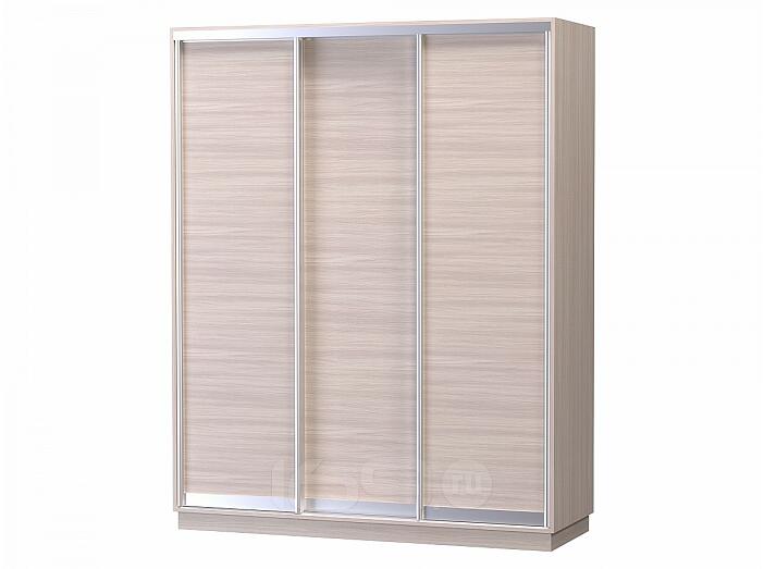 Шкаф-купе D3-01 Ясень шимо светлый высотой 2400 мм