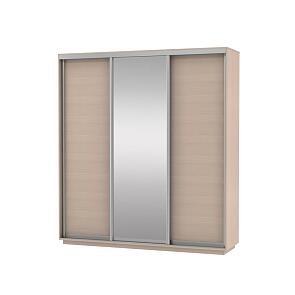 Шкаф-купе D3-02 Дуб молочный глубиной 450 мм