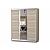 Шкаф-купе D3-02 Дуб сонома глубиной 600 мм