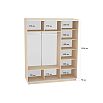 Шкаф-купе D3-03 Дуб молочный высотой 2400 мм