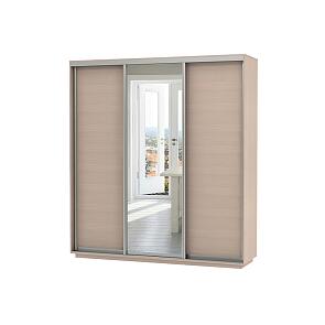 Шкаф-купе D3-03 Дуб молочный глубиной 450 мм