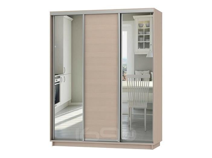 Шкаф-купе D3-03 Дуб молочный глубиной 600 мм