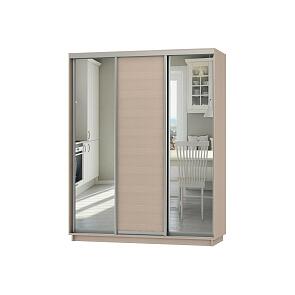 Шкаф-купе D3-03 Дуб молочный глубиной 600 мм