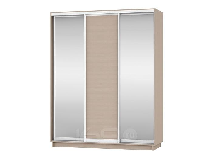 Шкаф-купе D3-03 Дуб молочный высотой 2400 мм