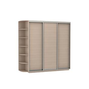 Шкаф-купе D3-05 Дуб молочный глубиной 450 мм