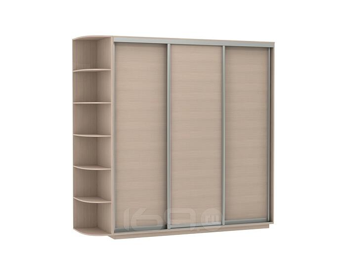 Шкаф-купе D3-05 Дуб молочный высотой 2400 мм