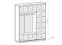 Шкаф-купе D3-07 Дуб сонома глубиной 600 мм