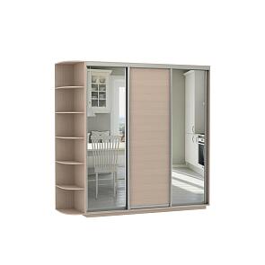 Шкаф-купе D3-07 Дуб молочный глубиной 450 мм