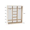 Шкаф-купе D3-08 Дуб молочный глубиной 450 мм