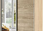 Шкаф-купе Экспресс Дуо120 Дуб сонома с зеркальным фасадом 600