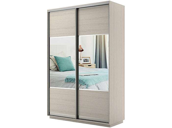Шкаф-купе Экспресс Дуо120 Ясень Шимо светлый Комби 600