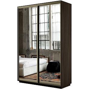 Шкаф-купе Экспресс Дуо160 с зеркалом Венге