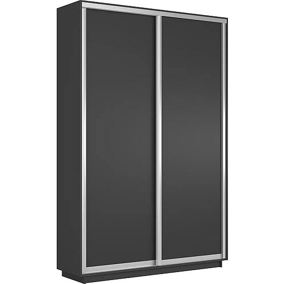 Шкаф-купе Экспресс Дуо160  Серый Диамант  ЛДСП 1600х 2200х450