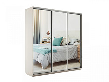 Posuvná skříň Express Ekspens Trio 3dveřová se zrcadlovou fasádou | 210 cm