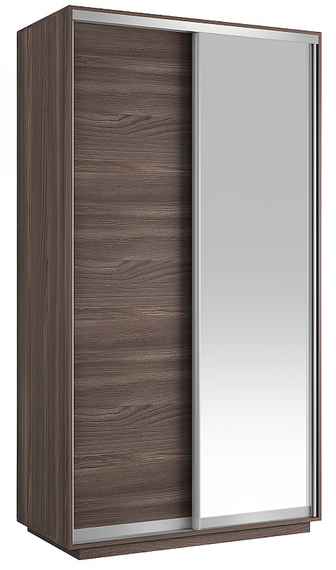 Шкаф-купе Хит ЛДСП Зеркало Ясень шимо темный 1200 19101₽