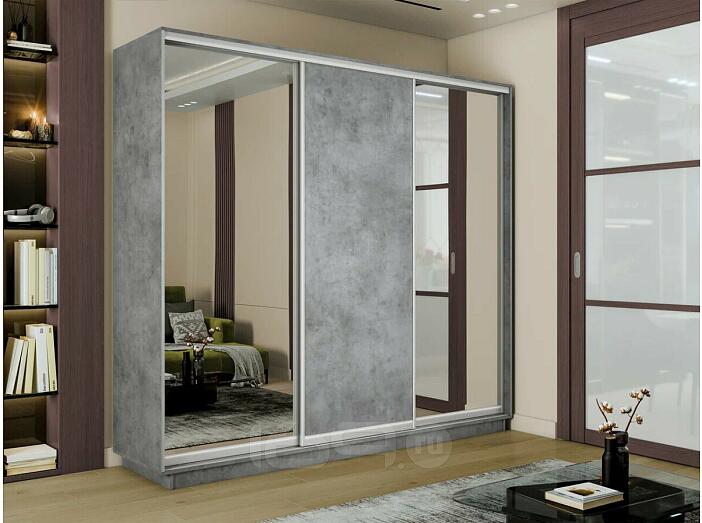 Шкаф-купе 2400x450x2200 Экспресс ЛДСП