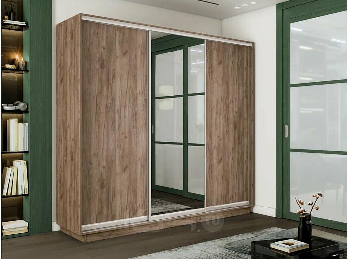 Шкаф-купе 2400x450x2200 Экспресс ЛДСП