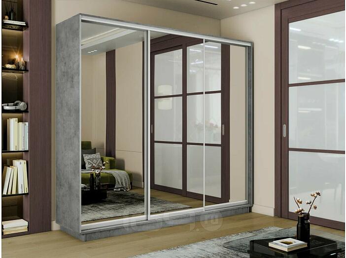 Шкаф-купе 2400x450x2200 Экспресс ЛДСП