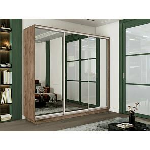 Шкаф-купе 2400x450x2200 Экспресс ЛДСП