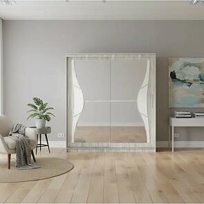 Шкаф-купе Элегант №1 1,7 (Сандал светлый)