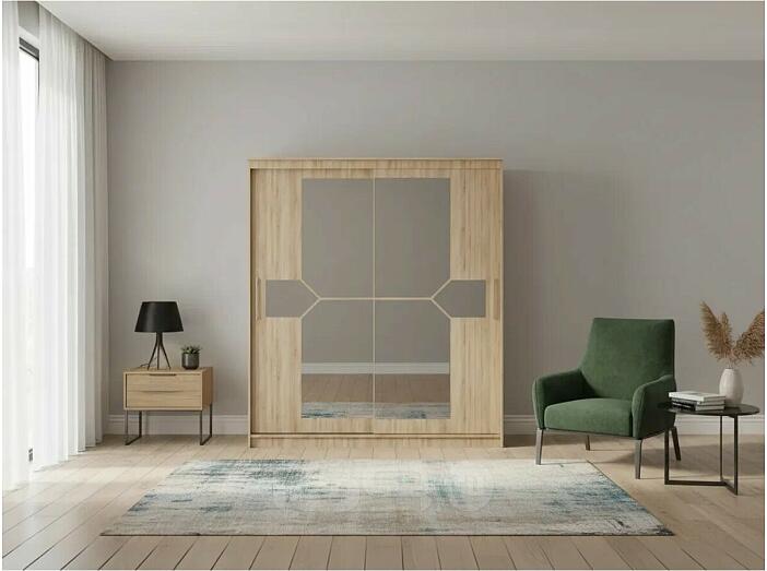 Шкаф-купе Элегант 1,5 м (Сонома)