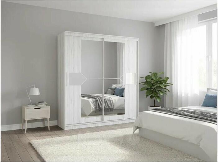 Шкаф-купе Элегант 1,7 м (Сандал светлый)