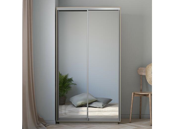 Шкаф-купе Хит (Зеркало) Ясень шимо светлый 1200