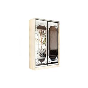 Шкаф-купе Тринити 4 (1,35 м) (Сандал светлый)