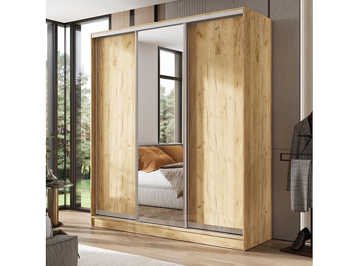 Шкаф-купе Тринити 6 (2,0 м) (Дуб Крафт)