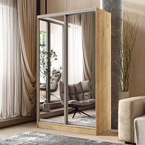 Шкаф-купе Тринити 7 (1,35 м) (Дуб Крафт)