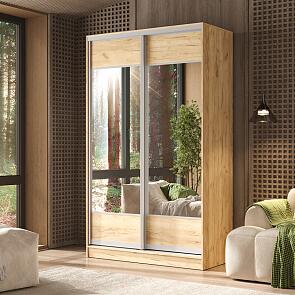 Шкаф-купе Тринити 9 (1,35 м) (Дуб Крафт)