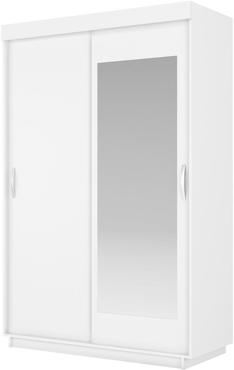 Шкаф Лайт 2-дверный Белый снег 1200