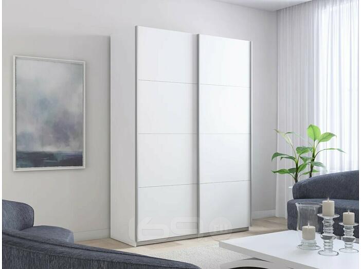 Шкаф Прайм 2 TM_L-120 Белый снег ЛДСП 1200*2300*570