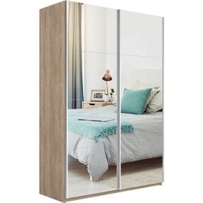 Шкаф Прайм 2 TM_L-120 Дуб Сонома Зеркало 1200*2300*570