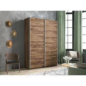 Шкаф Прайм 2 TM_L-140 Крафт Табачный ЛДСП 1400*2300*570