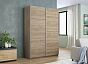 Шкаф Прайм 2 TM_L-160 Дуб Сонома ЛДСП 1600*2300*570