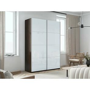 Шкаф Прайм 2 TM_L-160 Венге Стекло белое Стекло белое 1600*2300*570