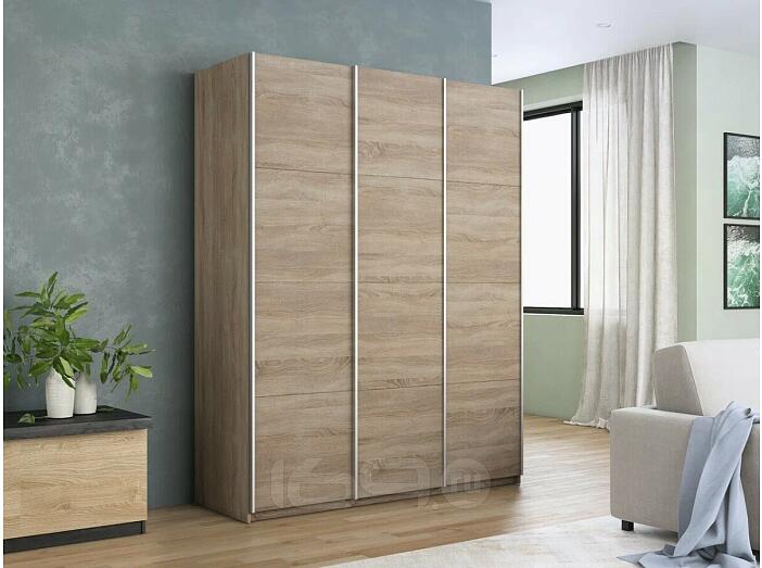 Шкаф Прайм 3 TM_L-180 Дуб сонома ЛДСП 1800*2300*570