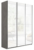 

Шкаф Прайм 3 TM_L-210 Бетон Стекло белое 2100*2300*570
