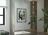 Шкаф Прайм 3 TM_L-210 Бетон Зеркало 2100*2300*570
