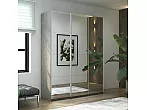 Шкаф Прайм 3 TM_L-210 Бетон Зеркало 2100*2300*570
